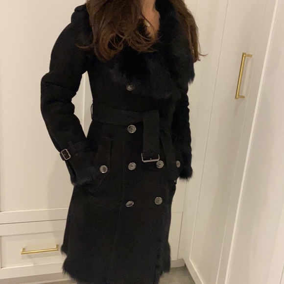 Burberry shearling trench - Picture 6 of 9